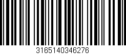 Código de barras (EAN, GTIN, SKU, ISBN): '3165140346276'