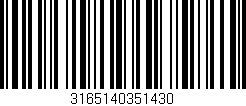 Código de barras (EAN, GTIN, SKU, ISBN): '3165140351430'