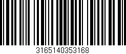Código de barras (EAN, GTIN, SKU, ISBN): '3165140353168'