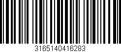 Código de barras (EAN, GTIN, SKU, ISBN): '3165140416283'