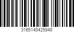 Código de barras (EAN, GTIN, SKU, ISBN): '3165140425940'
