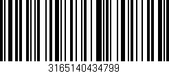 Código de barras (EAN, GTIN, SKU, ISBN): '3165140434799'