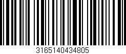 Código de barras (EAN, GTIN, SKU, ISBN): '3165140434805'
