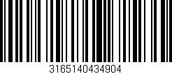 Código de barras (EAN, GTIN, SKU, ISBN): '3165140434904'
