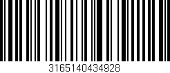 Código de barras (EAN, GTIN, SKU, ISBN): '3165140434928'