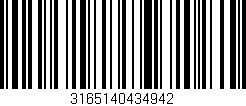 Código de barras (EAN, GTIN, SKU, ISBN): '3165140434942'