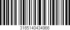 Código de barras (EAN, GTIN, SKU, ISBN): '3165140434966'