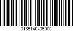 Código de barras (EAN, GTIN, SKU, ISBN): '3165140435000'