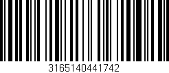 Código de barras (EAN, GTIN, SKU, ISBN): '3165140441742'