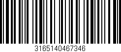 Código de barras (EAN, GTIN, SKU, ISBN): '3165140467346'