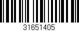 Código de barras (EAN, GTIN, SKU, ISBN): '31651405'