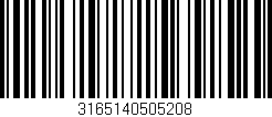 Código de barras (EAN, GTIN, SKU, ISBN): '3165140505208'