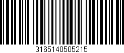 Código de barras (EAN, GTIN, SKU, ISBN): '3165140505215'