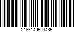 Código de barras (EAN, GTIN, SKU, ISBN): '3165140506465'