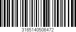 Código de barras (EAN, GTIN, SKU, ISBN): '3165140506472'