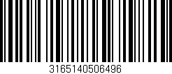 Código de barras (EAN, GTIN, SKU, ISBN): '3165140506496'