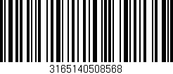 Código de barras (EAN, GTIN, SKU, ISBN): '3165140508568'