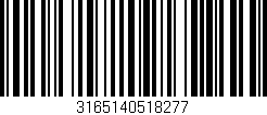 Código de barras (EAN, GTIN, SKU, ISBN): '3165140518277'