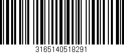 Código de barras (EAN, GTIN, SKU, ISBN): '3165140518291'