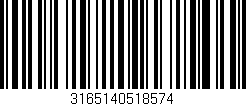 Código de barras (EAN, GTIN, SKU, ISBN): '3165140518574'