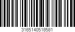 Código de barras (EAN, GTIN, SKU, ISBN): '3165140518581'