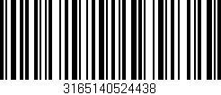 Código de barras (EAN, GTIN, SKU, ISBN): '3165140524438'