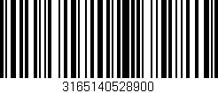Código de barras (EAN, GTIN, SKU, ISBN): '3165140528900'