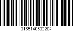 Código de barras (EAN, GTIN, SKU, ISBN): '3165140532204'