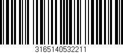 Código de barras (EAN, GTIN, SKU, ISBN): '3165140532211'