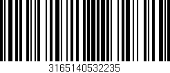Código de barras (EAN, GTIN, SKU, ISBN): '3165140532235'