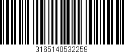 Código de barras (EAN, GTIN, SKU, ISBN): '3165140532259'