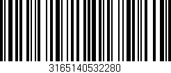 Código de barras (EAN, GTIN, SKU, ISBN): '3165140532280'