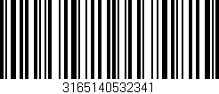 Código de barras (EAN, GTIN, SKU, ISBN): '3165140532341'