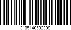 Código de barras (EAN, GTIN, SKU, ISBN): '3165140532389'