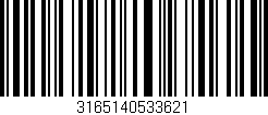 Código de barras (EAN, GTIN, SKU, ISBN): '3165140533621'