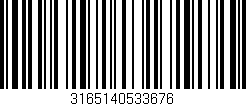 Código de barras (EAN, GTIN, SKU, ISBN): '3165140533676'