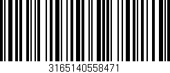 Código de barras (EAN, GTIN, SKU, ISBN): '3165140558471'