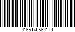 Código de barras (EAN, GTIN, SKU, ISBN): '3165140563178'