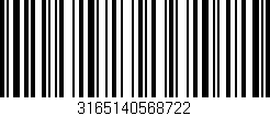 Código de barras (EAN, GTIN, SKU, ISBN): '3165140568722'