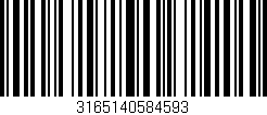 Código de barras (EAN, GTIN, SKU, ISBN): '3165140584593'