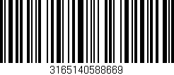 Código de barras (EAN, GTIN, SKU, ISBN): '3165140588669'