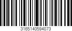Código de barras (EAN, GTIN, SKU, ISBN): '3165140594073'