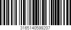 Código de barras (EAN, GTIN, SKU, ISBN): '3165140599207'