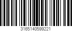 Código de barras (EAN, GTIN, SKU, ISBN): '3165140599221'