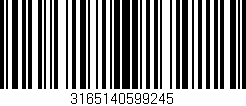Código de barras (EAN, GTIN, SKU, ISBN): '3165140599245'