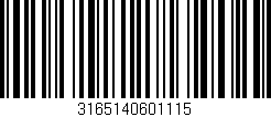 Código de barras (EAN, GTIN, SKU, ISBN): '3165140601115'