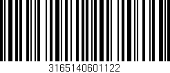Código de barras (EAN, GTIN, SKU, ISBN): '3165140601122'