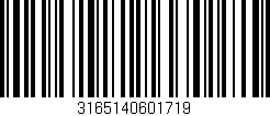 Código de barras (EAN, GTIN, SKU, ISBN): '3165140601719'