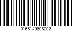 Código de barras (EAN, GTIN, SKU, ISBN): '3165140606202'