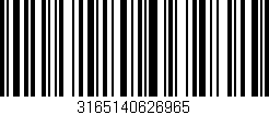 Código de barras (EAN, GTIN, SKU, ISBN): '3165140626965'